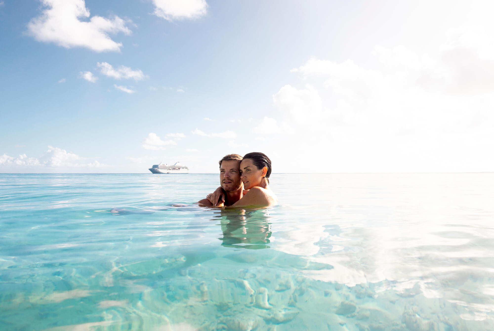 Couple in the water